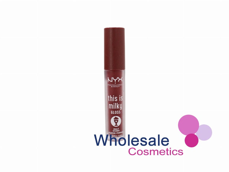 6 x NYX Professional Makeup This is Milky Gloss Lip Gloss - 12 MALT SHAKE